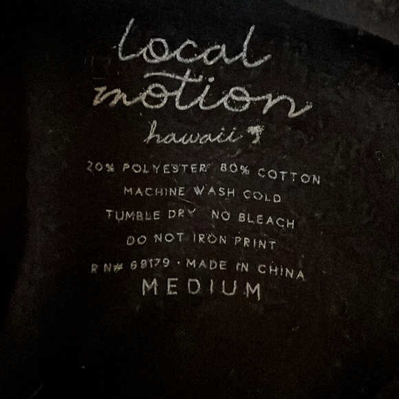 🌴Local Motion Hawaii Crop Hoodie & Sticker🌴~med - Picture 8 of 8